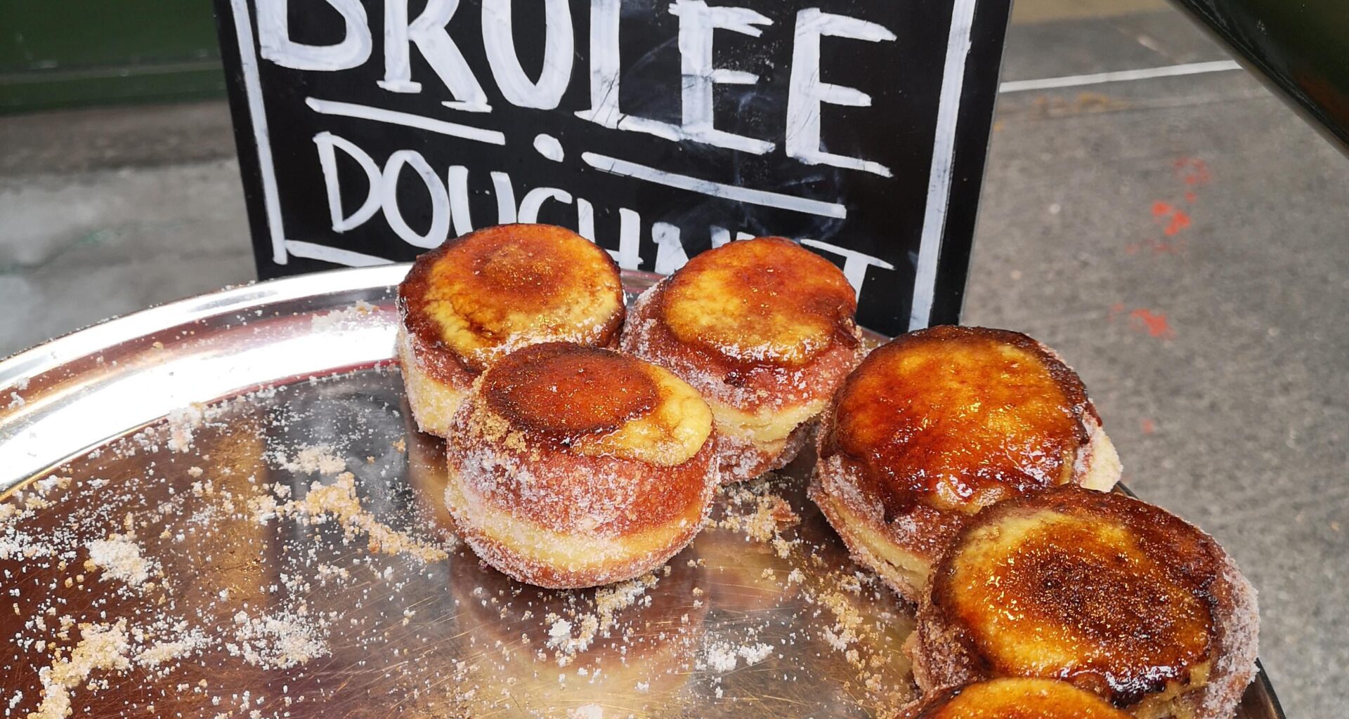 creme brulee doughnuts