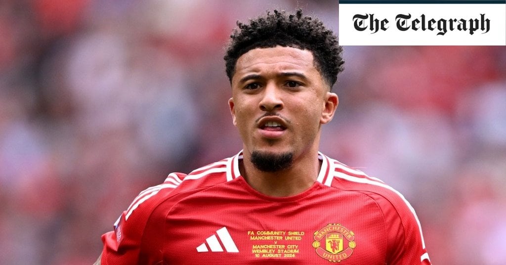 [Jason Burt/The Telegraph] Jadon Sancho is no longer in PSG’s plans. Man Utd are ready to give him another chance. Paris are unlikely to make an offer for the winger as the Parisians have set their sights on a center forward