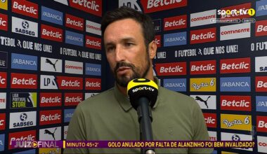 César Peixoto: "Nem sou muito de falar de árbitros, mas hoje foi claramente uma questão de não nos deixaram ganhar. Penso que tem que haver mais respeito pelo Moreirense."