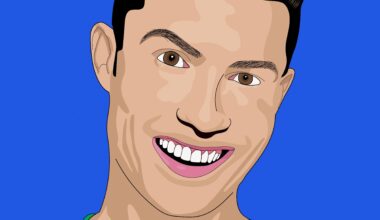 I drew a portrait of Ronaldo