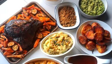 An Irish Sunday Roast Lamb Dinner in honour of Lúnasa (harvest festival)