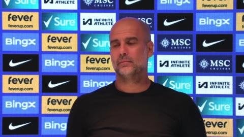 Pep Guardiola: "In term of stats, Erling Haaland is on the same level with Lionel Messi & Cristiano Ronaldo. They dominated the last decade, 15 years, absolutely everything. So, I don't know how he does it, but scoring 91 Premier League goals in 100 games is unbelievable."