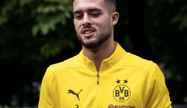 @BVB: Bem-vindo, Yan Couto! 👋 Der 22-jährige Außenverteidiger ist – mit einer Trainingserlaubnis von Manchester City ausgestattet – beim Vormittagstraining in Bad Ragaz bereits mit dabei. Juristisch betrachtet ist der bevorstehende Transfer noch nicht final abgeschlossen.