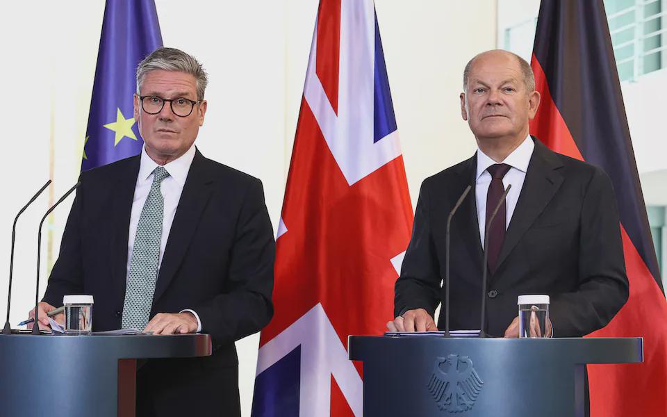 UK and Germany pledge ‘unyielding’ support for Ukraine
