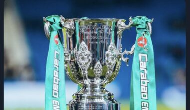 We face Watford at home in the Carabao cup third round.