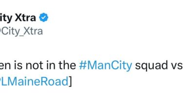 No Foden today 🥺😢❌