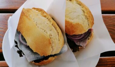 Herring in a roll, matjes and Bismarck