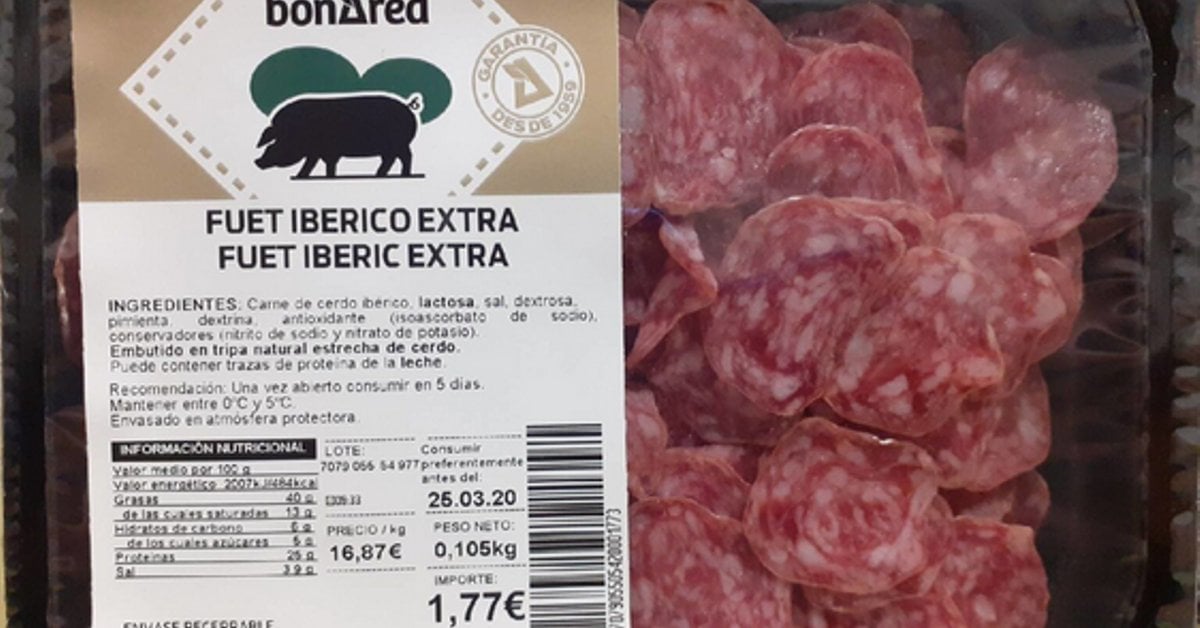 Es retira del mercat un lot de Fuet Ibèric Extra per salmonel·la