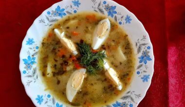Sorrel soup