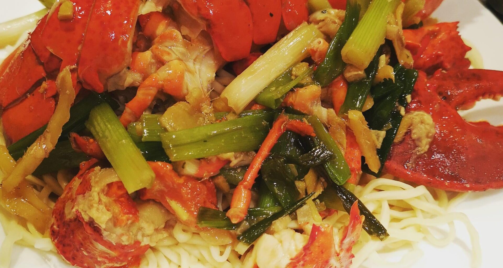 lobster noodles homemade