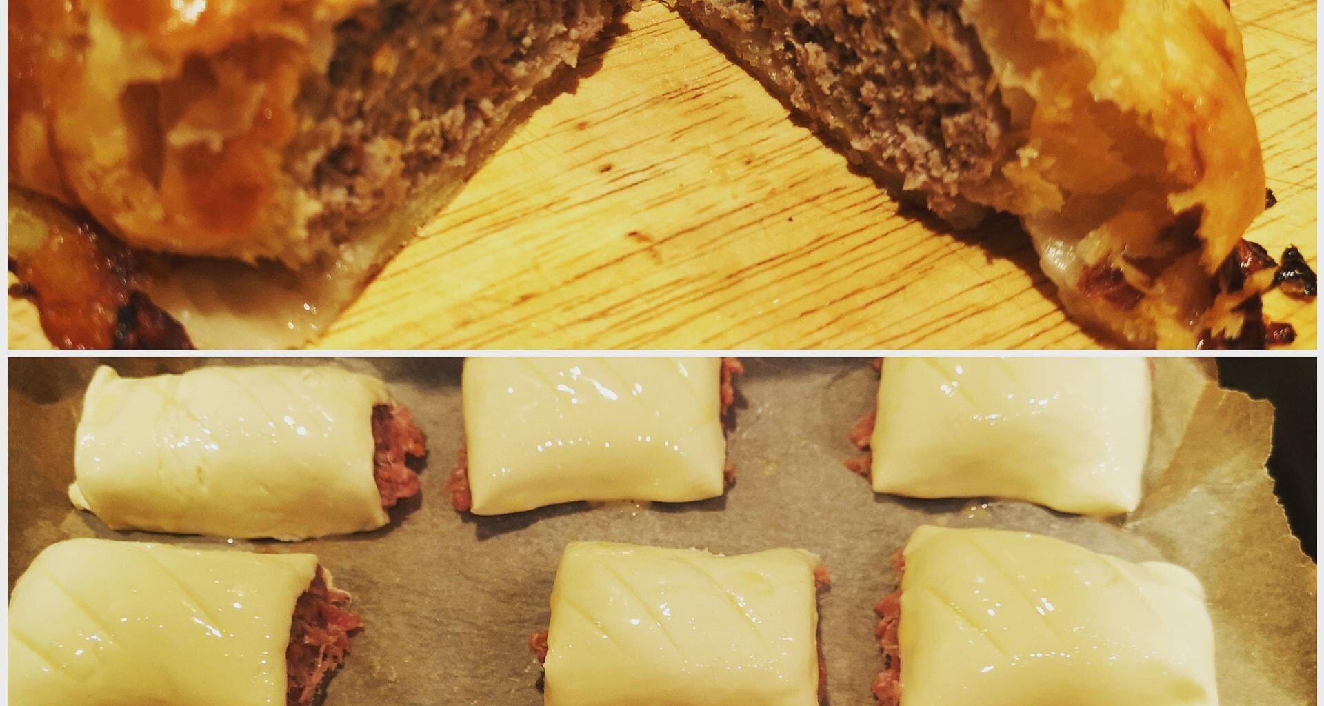 homemade sausage rolls