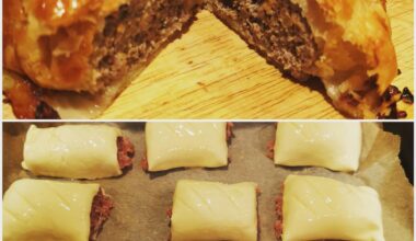 homemade sausage rolls