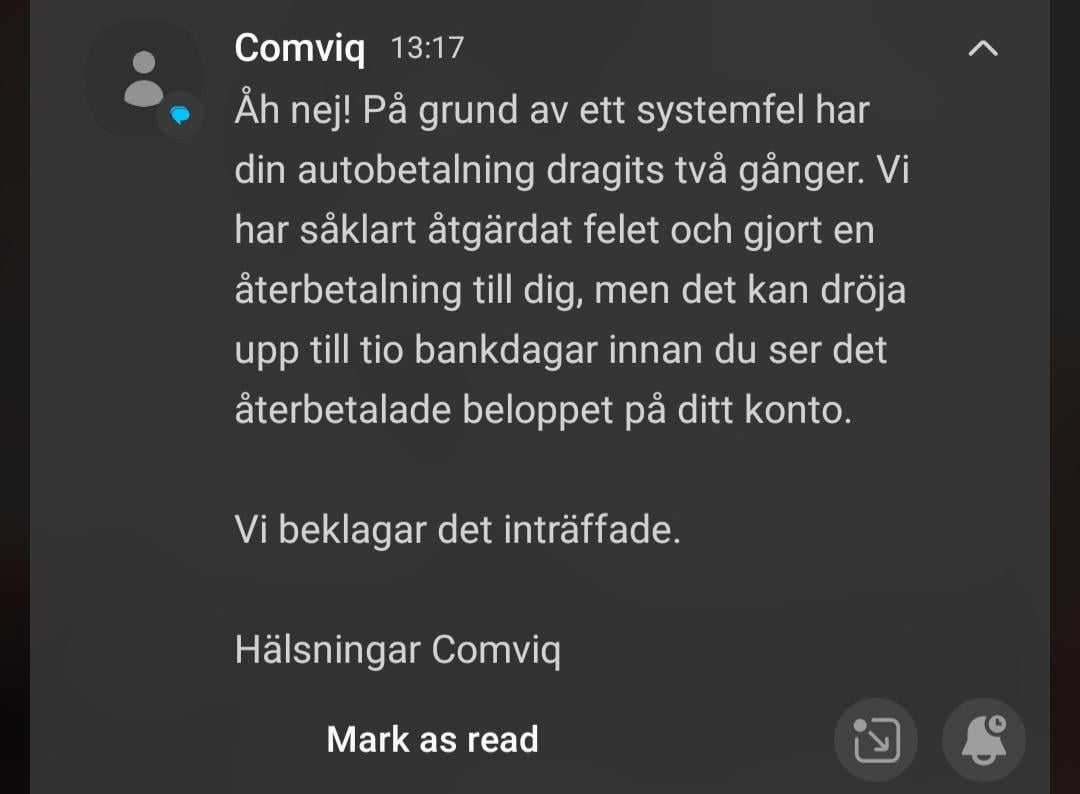 comviq lånar från mig?!?!