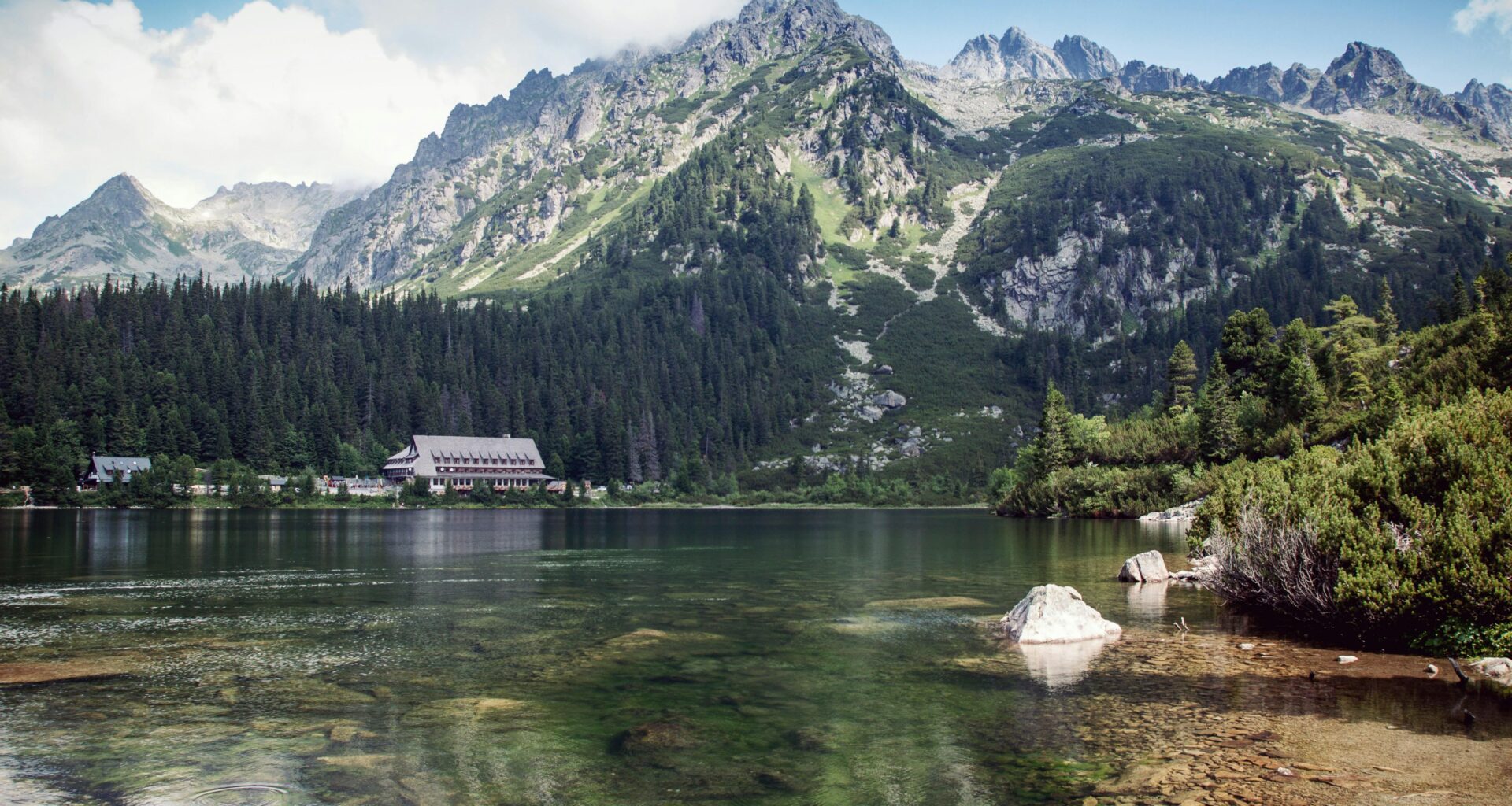 Popradské pleso, Vysoké Tatry, Slovakia