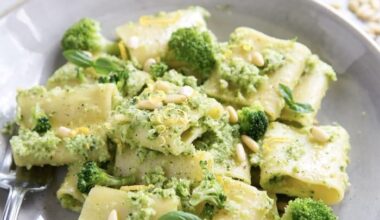 Broccoli Pesto Pasta 🥦