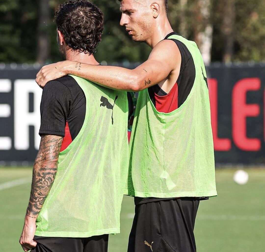 Álvaro Morata's first training session with the team