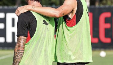 Álvaro Morata's first training session with the team