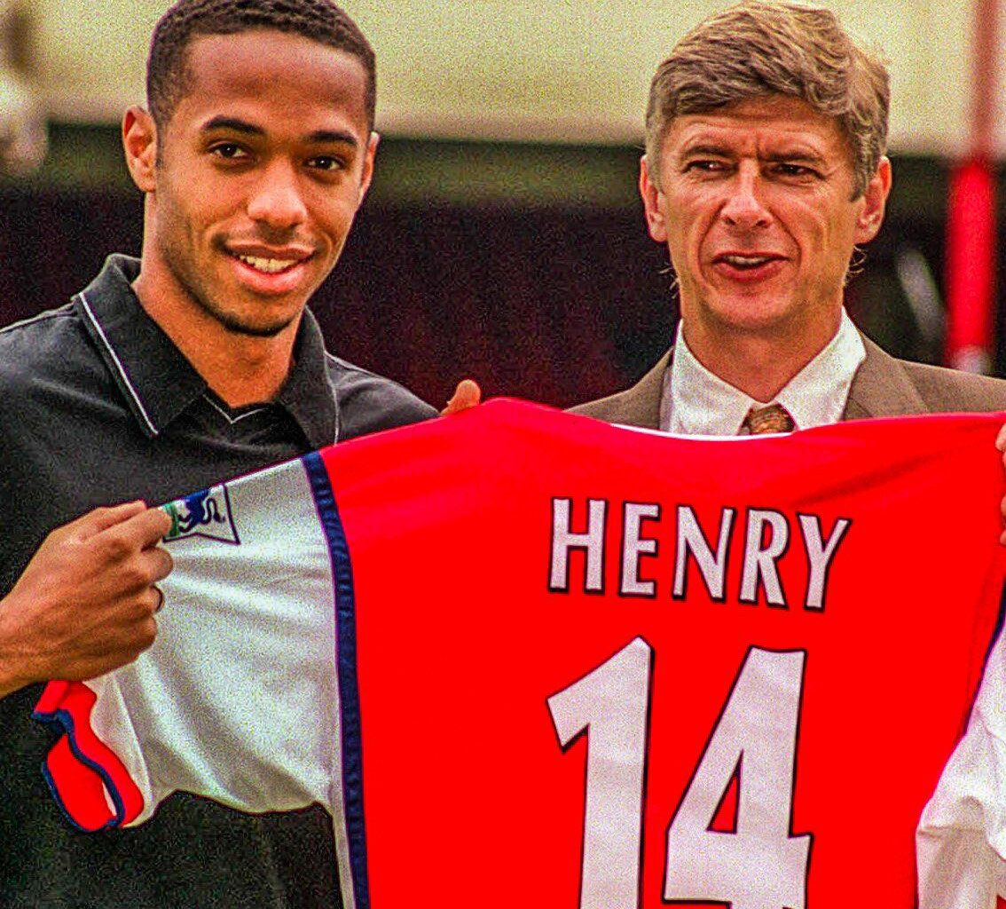 OTD 25 Years Ago Arsenal completed the signing of Thierry Henry from Juventus, estimated fee of £11m.