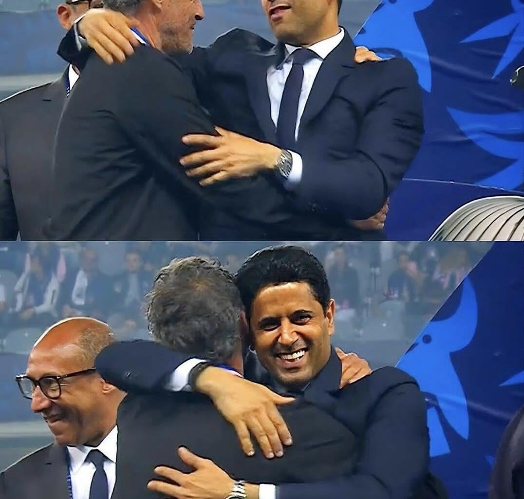 Luis enrique's daughter liked this post about her fathers extention at PSG
