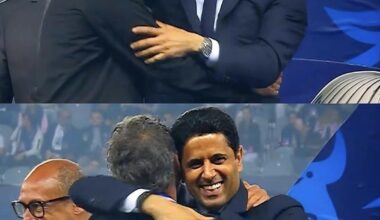 Luis enrique's daughter liked this post about her fathers extention at PSG