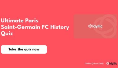 Made a PSG quiz that tests your knowledge about the team's achievements