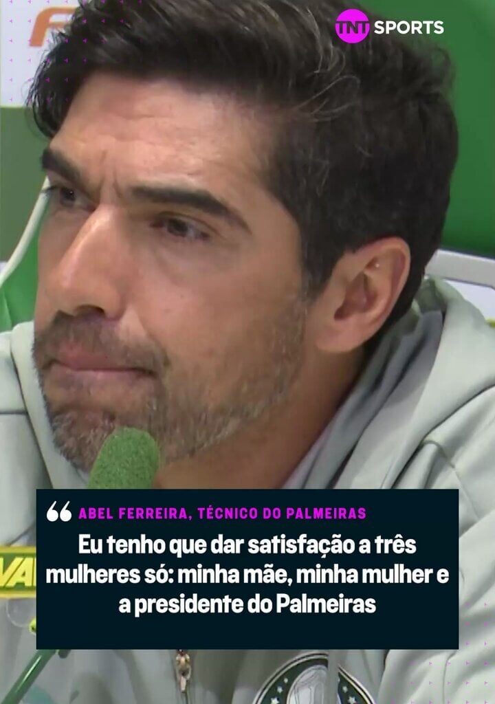 Ao ser questionado por uma repórter sobre a lesão de Mayke, o treinador Abel Ferreira se recusou a responder e deu essa declaração.