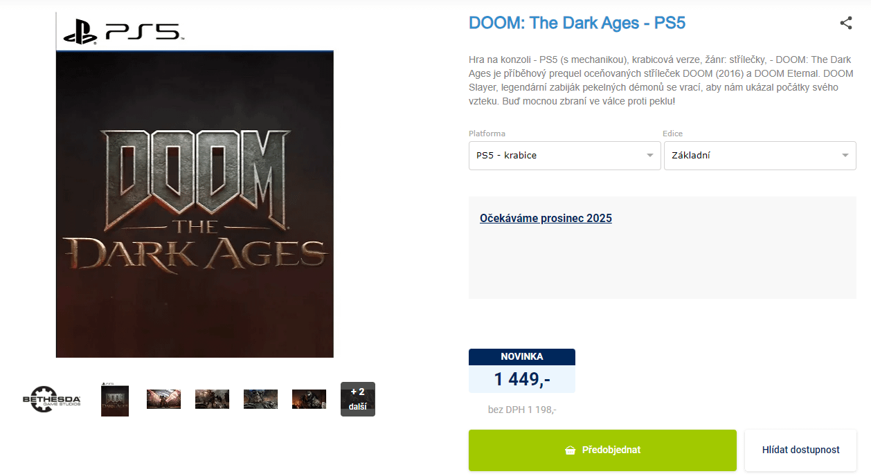 To Alza vždycky dává možnost "předobjednat" u her dřív než je vůbec oficiálně vyhlášena cena produktu?