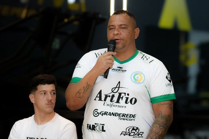 Walter, avançado ex-FC Porto, apresentado como reforço do Rolim de Moura, da Série B, do Brasil.