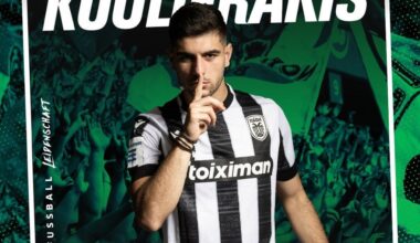 Offiziell: VfL Wolfsburg verpflichtet Konstantinos Koulierakis von PAOK Saloniki, der Grieche wechselt nach den Europa League-Playoffs zum 30. August zu den Wölfen