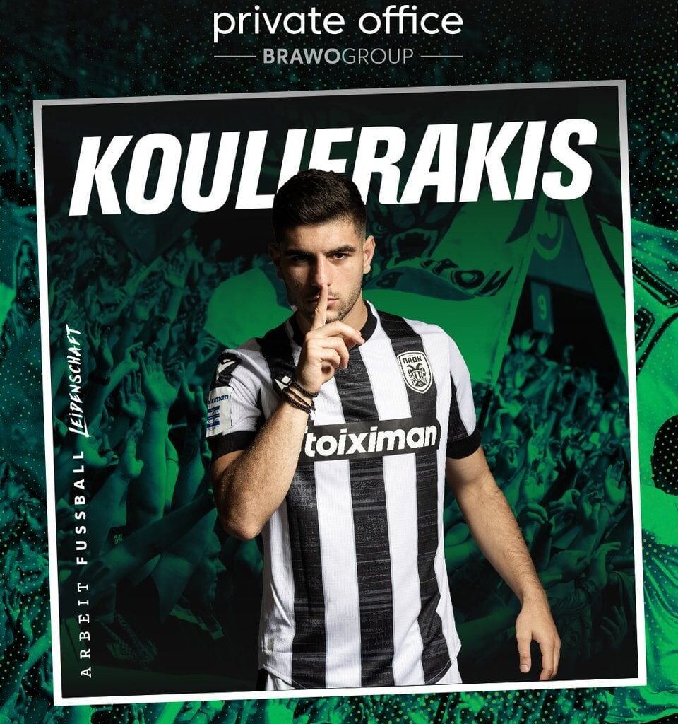 Offiziell: VfL Wolfsburg verpflichtet Konstantinos Koulierakis von PAOK Saloniki, der Grieche wechselt nach den Europa League-Playoffs zum 30. August zu den Wölfen