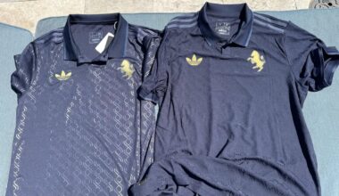 For those wondering about 3rd kit authentic vs replica.  Here they are side by side…