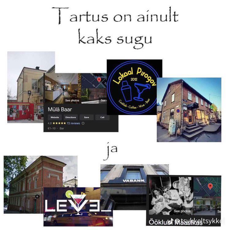 Shoutout kõikidele Tartlastele