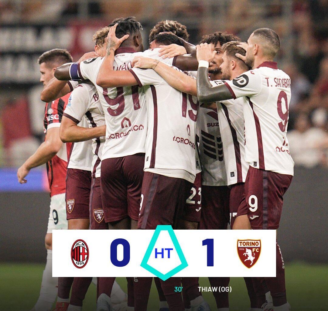 Il Toro è avanti a San Siro! 🐂🔥 #MilanTorino