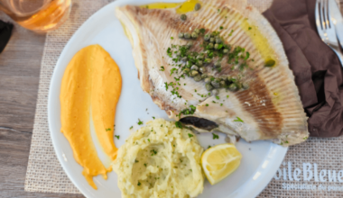 Skate wing with butter and caper sauce