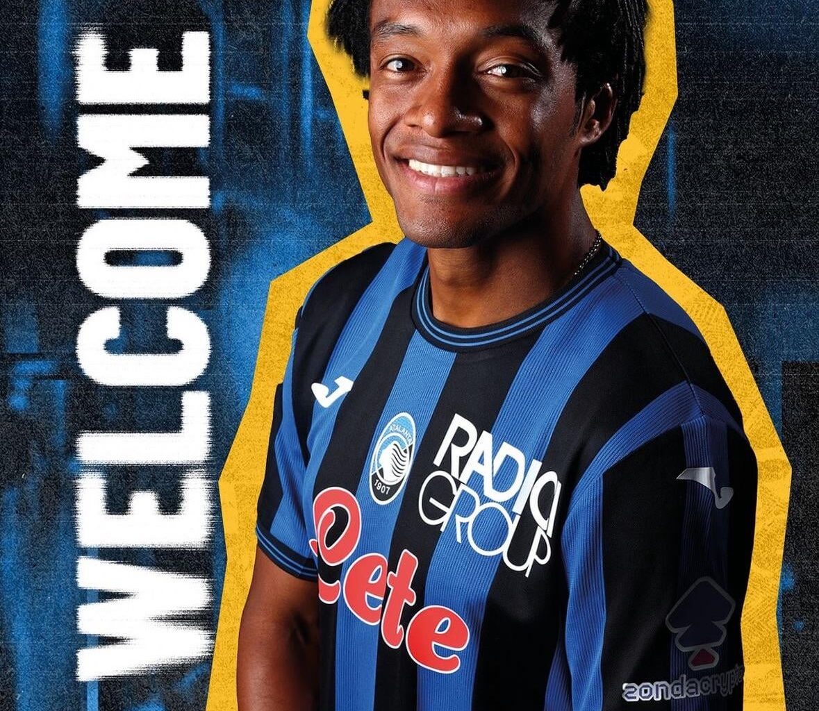 Official: Atalanta announce the signing of Juan Cuadrado as a free agent.