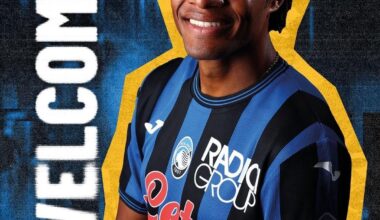 Official: Atalanta announce the signing of Juan Cuadrado as a free agent.