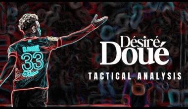 Tactical Analysis on Désiré Doué, the latest Luis Campos signing to revitalise PSG's midfield.
