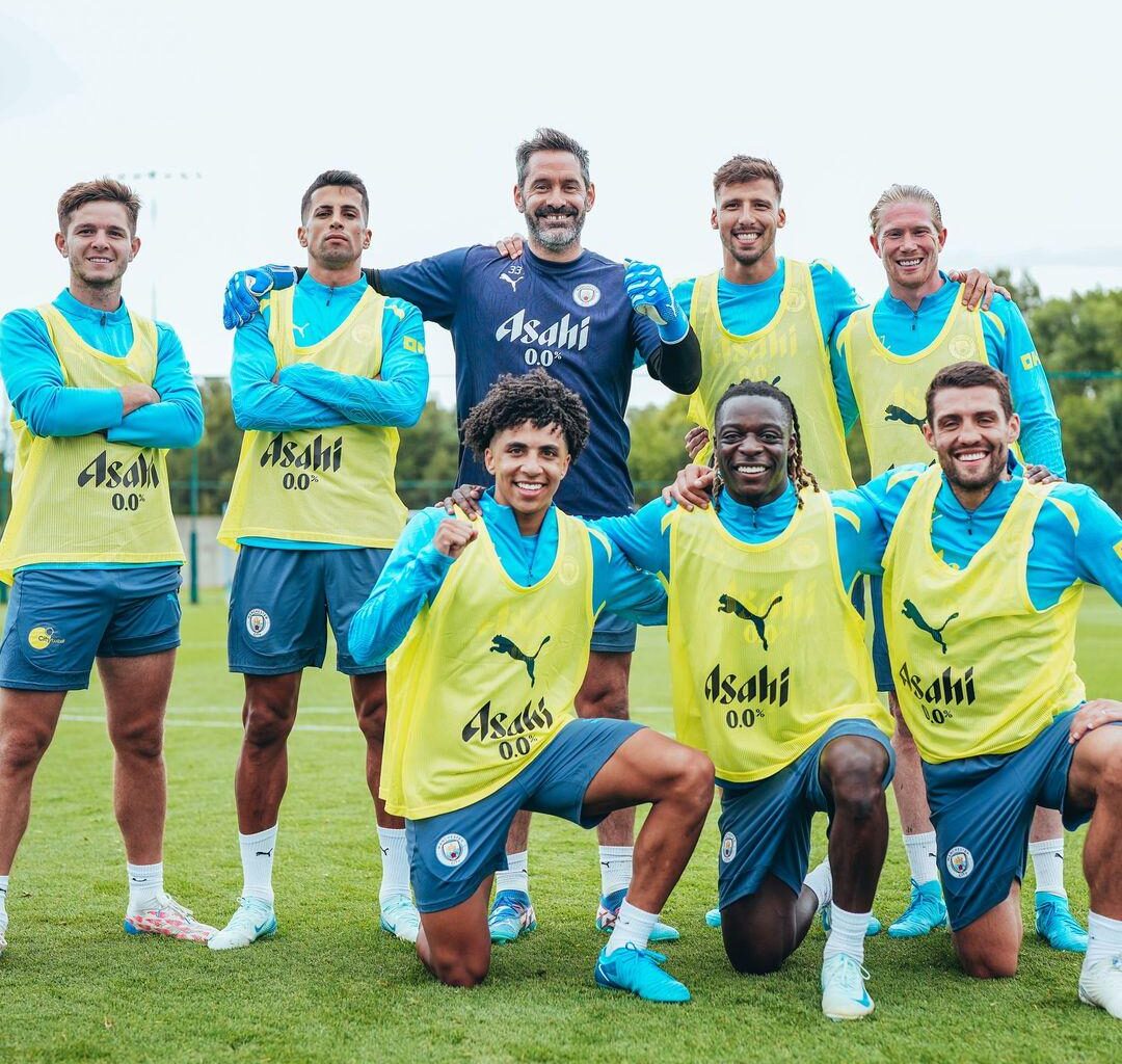 João Cancelo featured in today's training