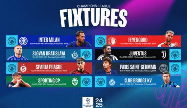 UCL fixtures timing and dates out