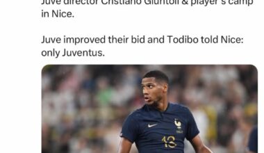 @Fabrizio Romano - Juventus are close to reaching an agreement to sign Jean-Clair Todibo! Deal very close, at final stages.