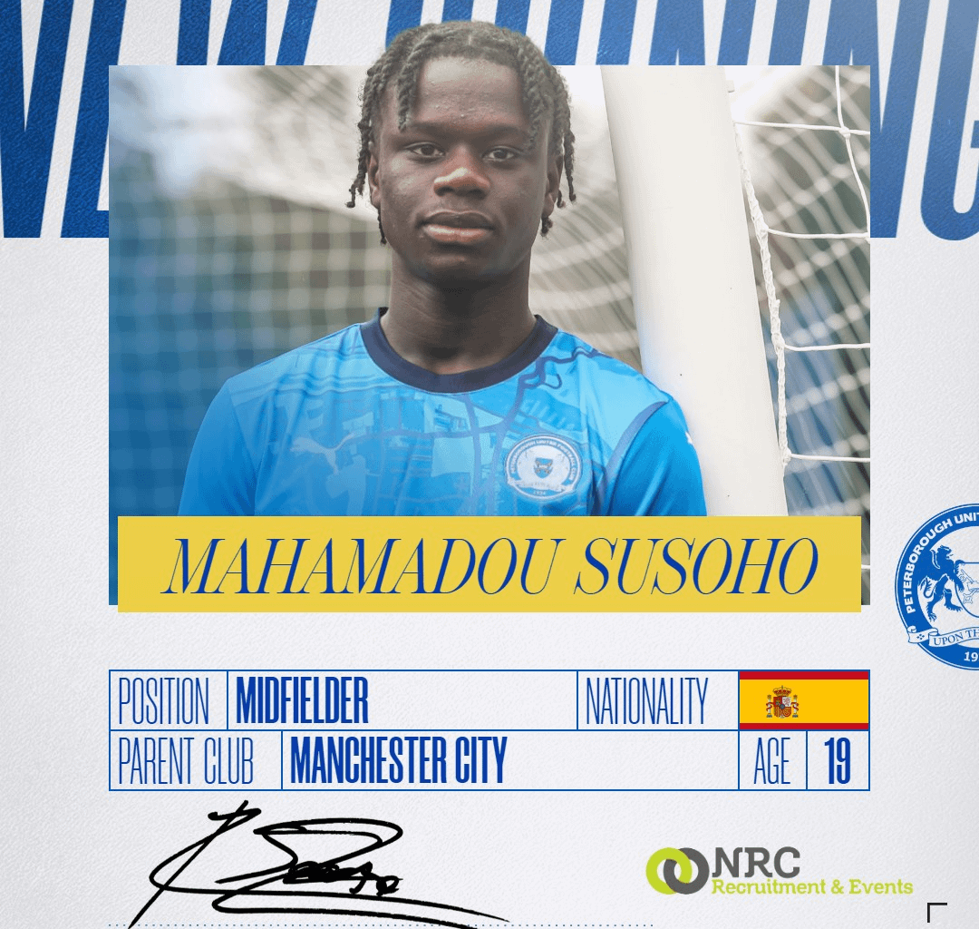 [Official] Mahamadou Susoho has joined Peterborough United on a season-long loan