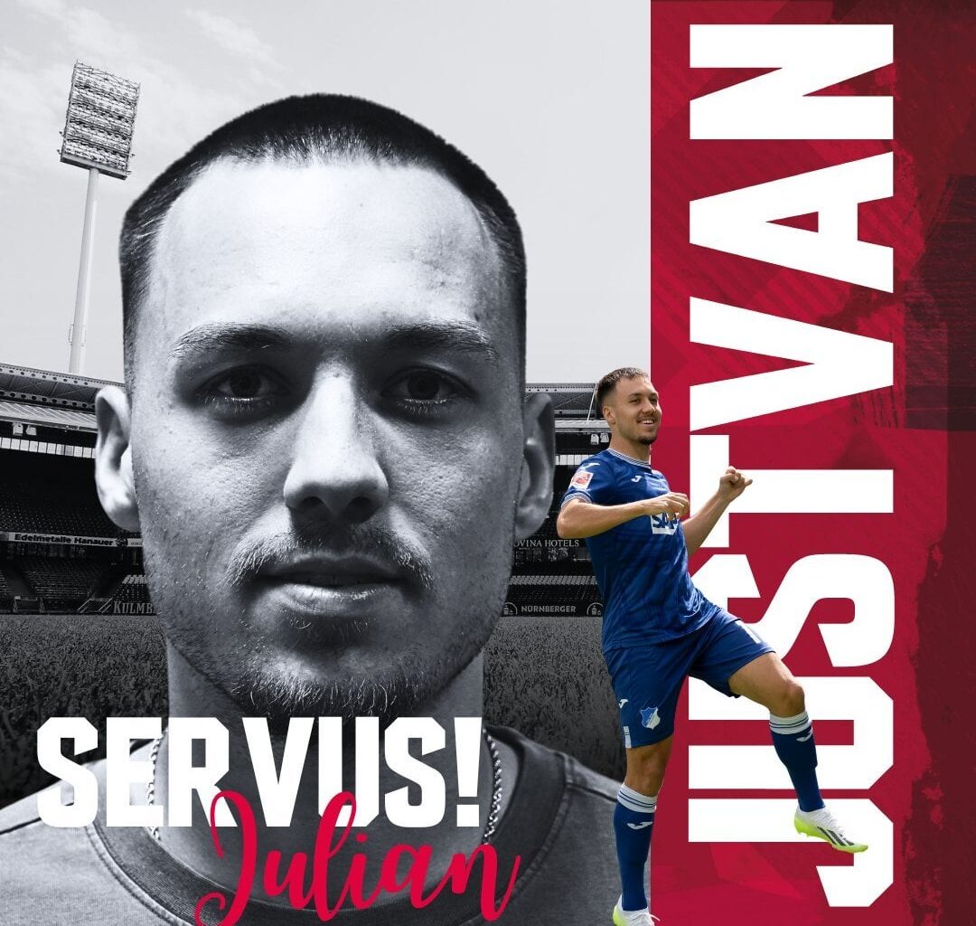 Offiziell: Der 1. FC Nürnberg verpflichtet Julian Justvan von der TSG Hoffenheim