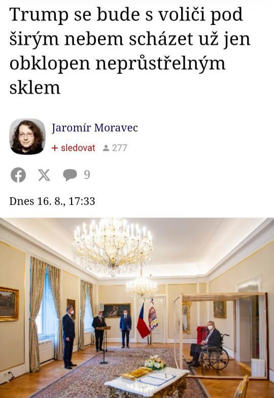 Trump se bude s voliči setkávat už jen za neprůstřelným sklem