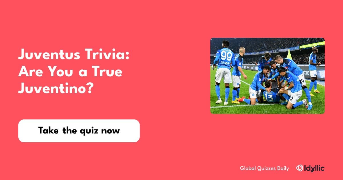 Made a quiz about Juventus team achievements