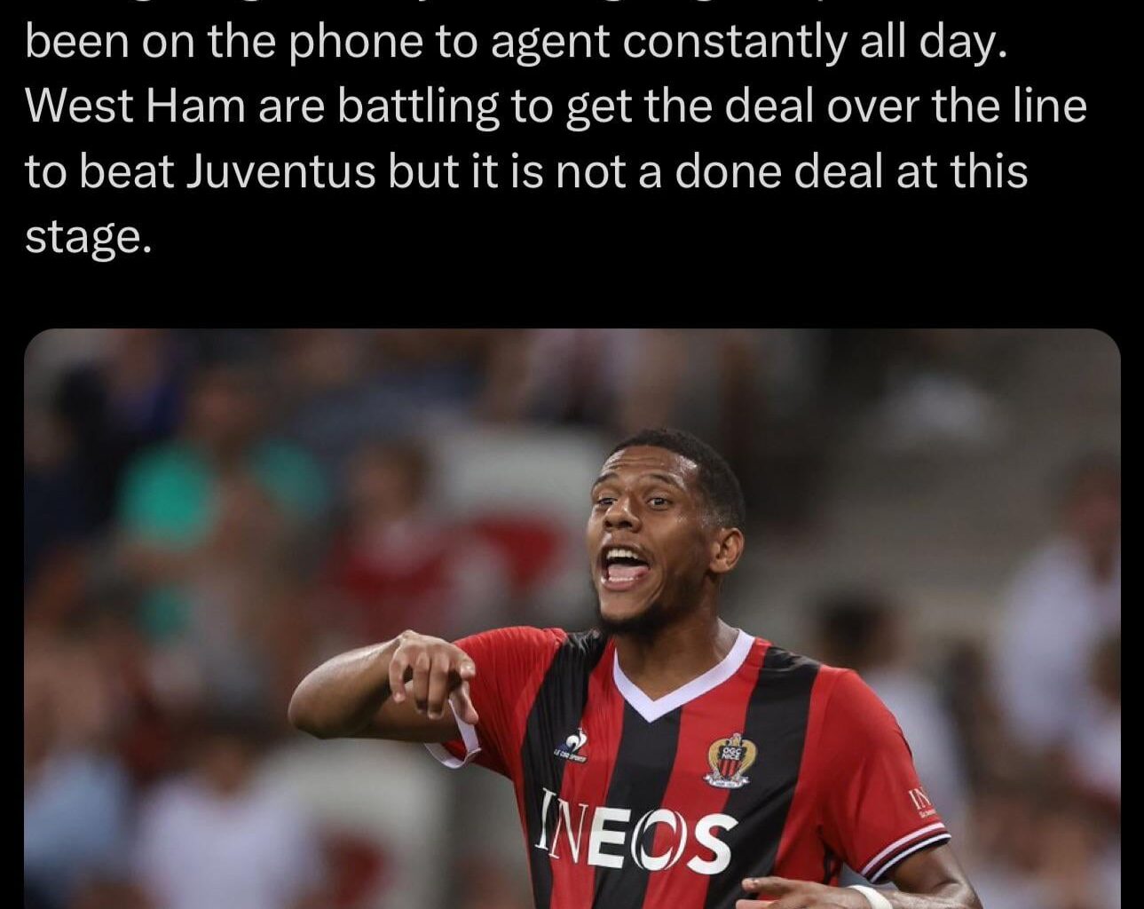 Rumours that Juventus is still pushing to sign Tobido and haven’t given up on the deal even now.