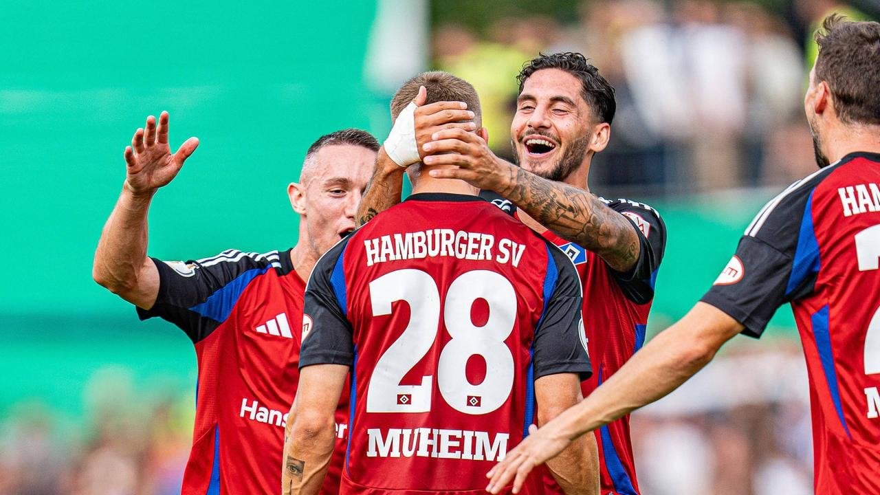 DFB-Pokal: Souveräner HSV lässt Meppen keine Chance