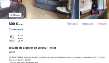 Dels 178 i 138 pisos de lloguer a Habitaclia i Fotocasa a Andorra només tres estan per sota dels mil euros