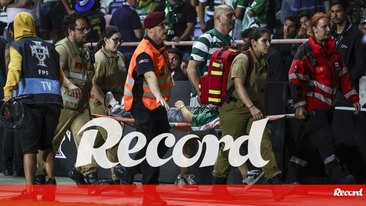 "Ação totalmente acidental" de Nuno Santos parte vidro e estilhaços atingiram uma jovem que levou 30 pontos na cabeça.