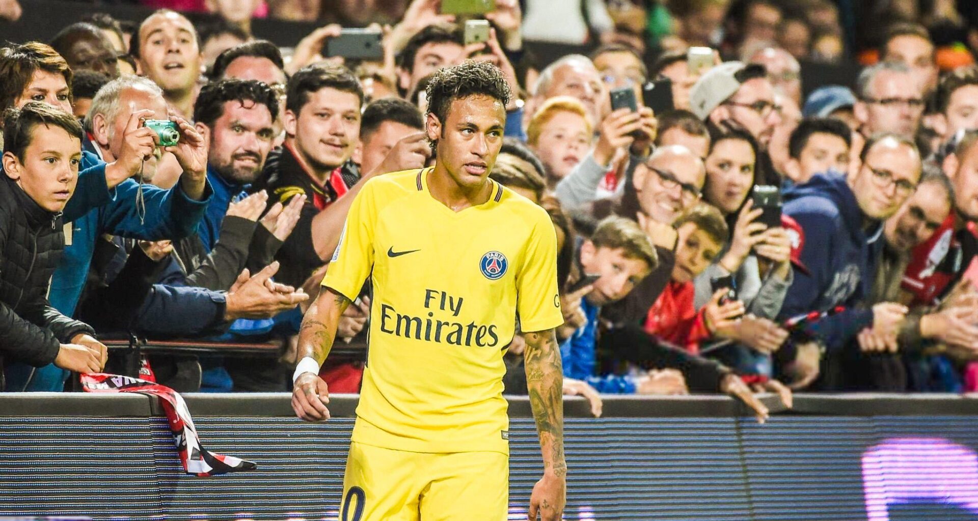 7 years ago Neymar played his first game for PSG.
