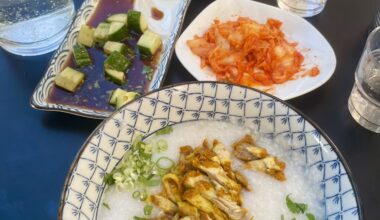 Congee with chicken in Berlin